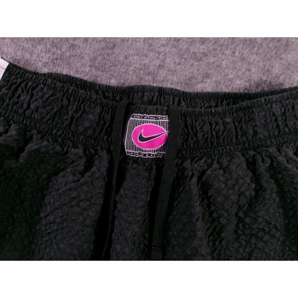 Nike Shorts Womens S Black Pink Athletic Running Split Side Trim Elastic Waist - Picture 2 of 10